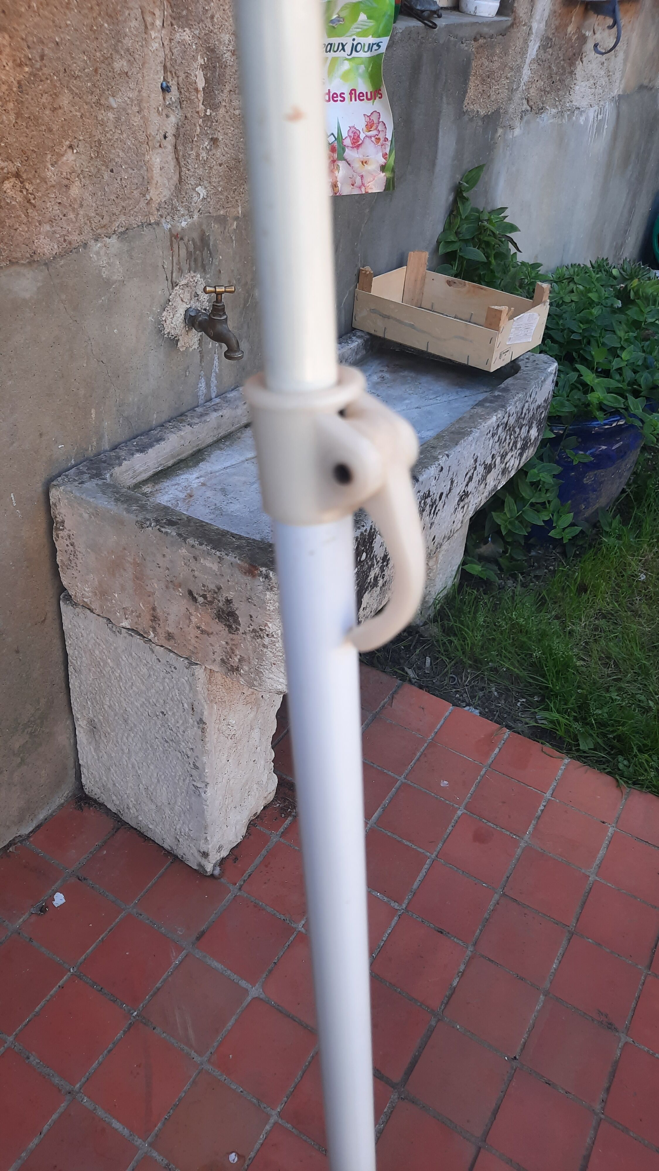 Vintage beach umbrella