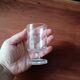 7 Luminarc 11cl "suede" glassware, transparent with cut pattern, France
