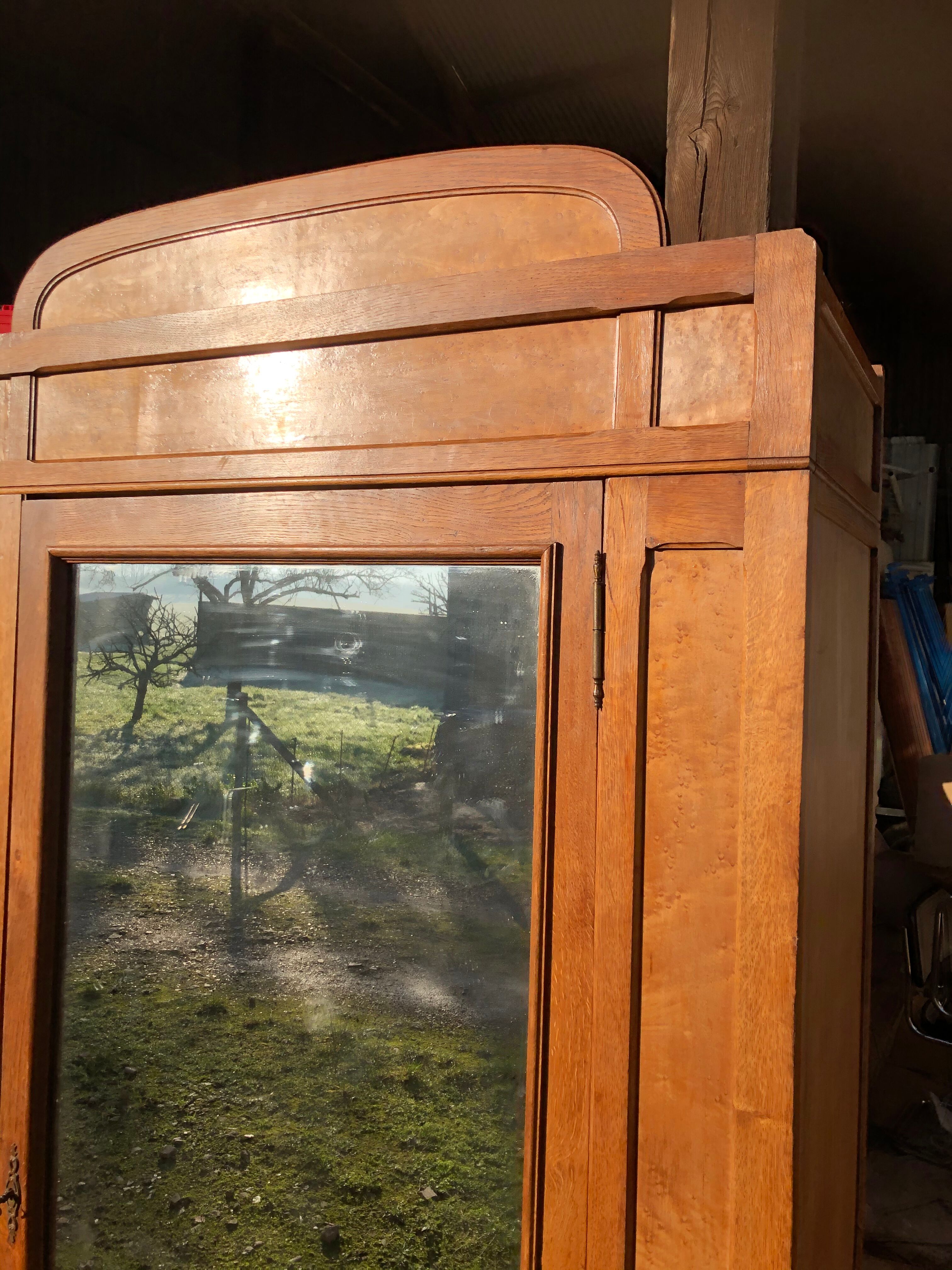 Walnut bramble ice cabinet 1950
