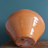Plant pot, flower pot, planter in glazed terracotta