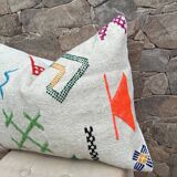 Moroccan wool cushion, beautiful wool cushion, cushion