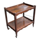 Vintage rolling bar side table from the 1930s.