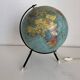 Vintage globe 1962 terrestrial world map glass tripod Taride - 28 cm