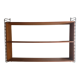 Wall mounted floor wired wood and metal string 1960