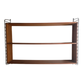 Wall mounted floor wired wood and metal string 1960