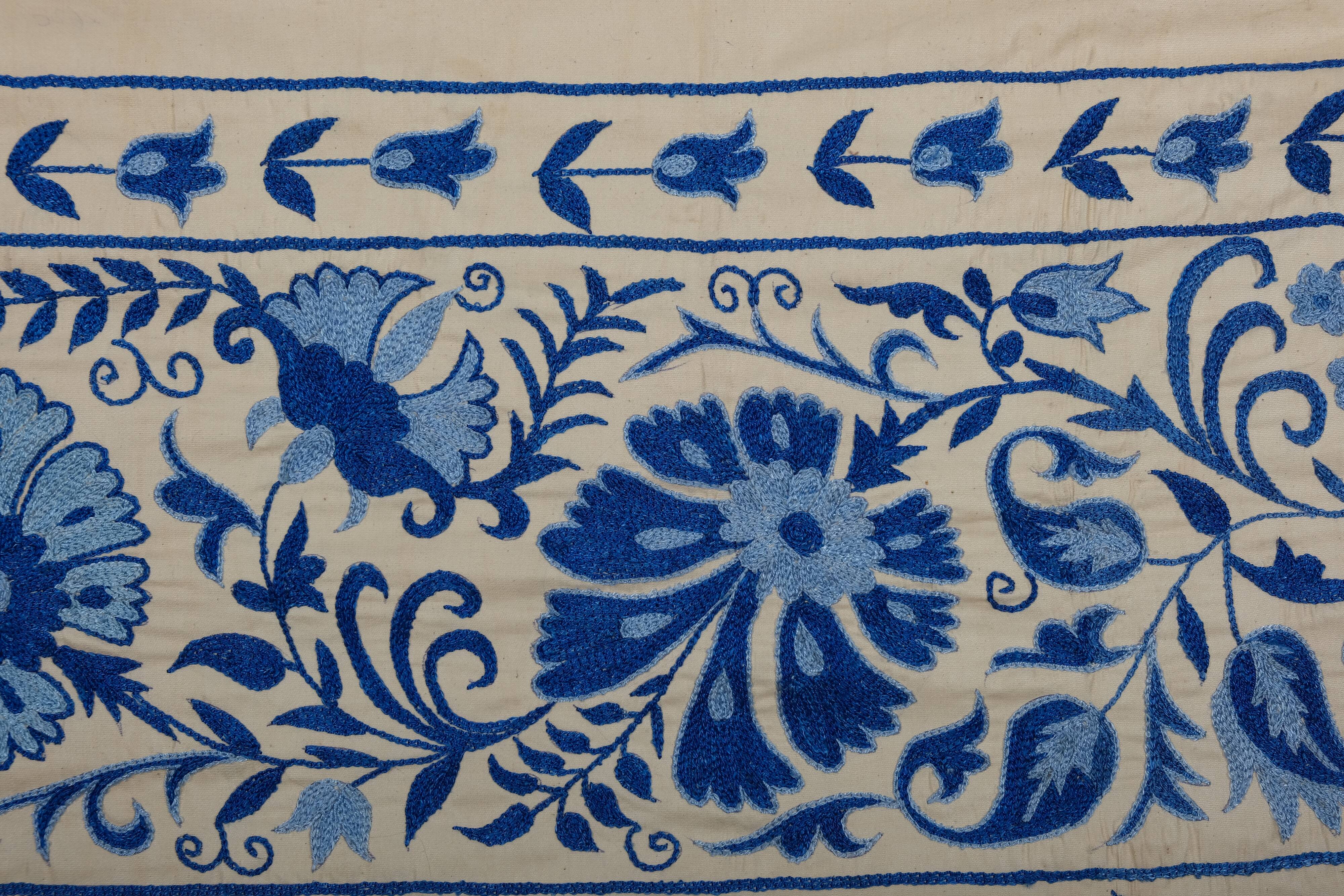 Hand knotted rug, vintage Turkish rug 52x188 cm