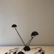 Pair of Meridiana articulated desk lamps by Paolo Piva for Stephano Cevoli, 1980