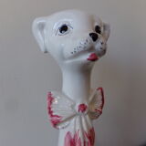 Soliflore ceramic dog shape