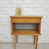 Vintage bedside table legs compass