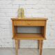 Table de chevet vintage pieds compas