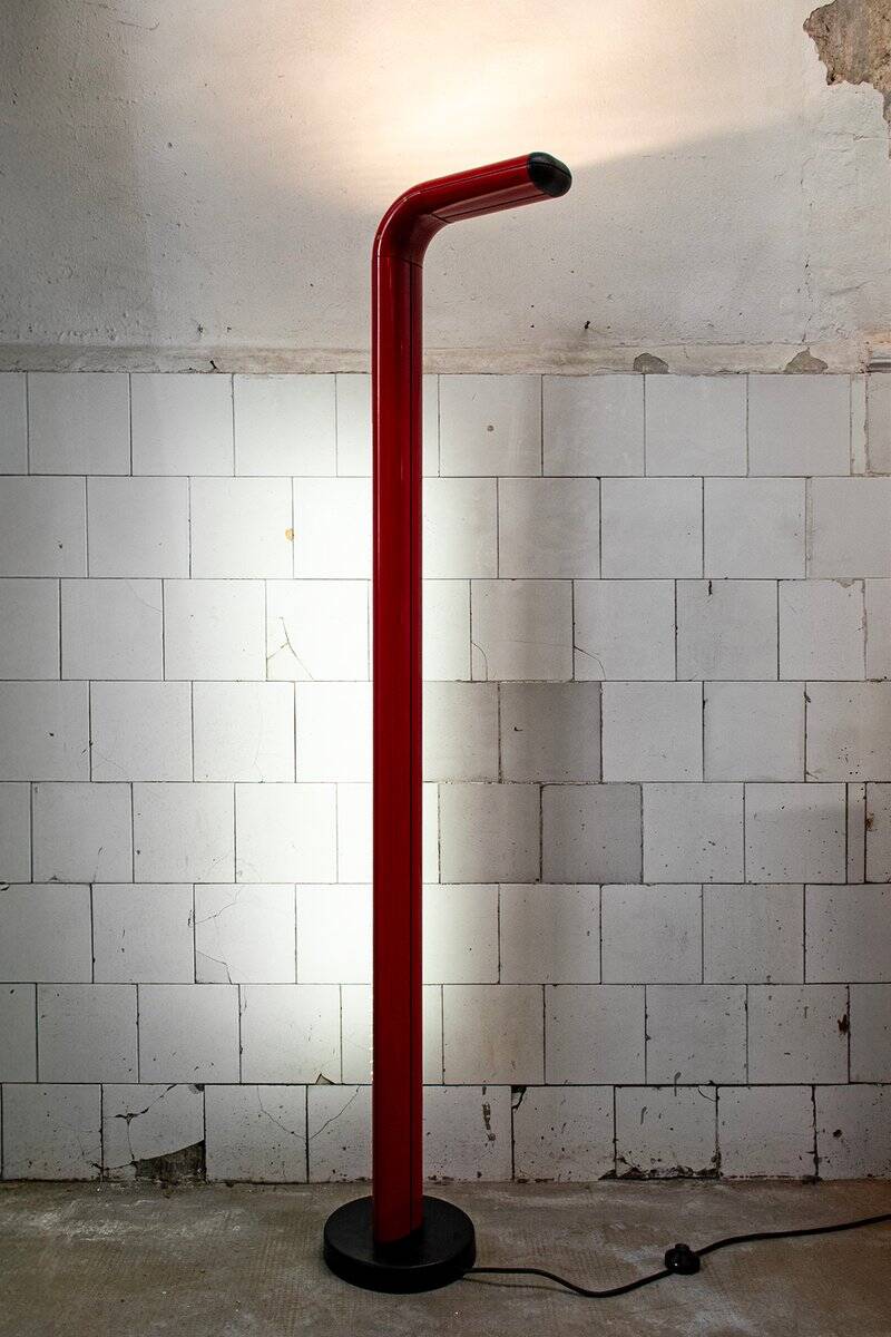 Vintage halogen lamp made of die-cast aluminium, 1970s.