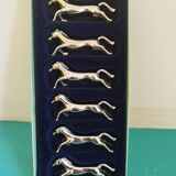 Porte couteaux métal chromé - Chevaux de course