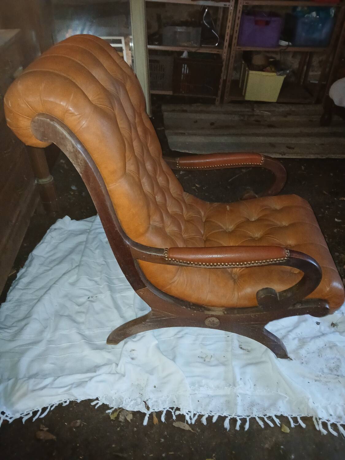 Chesterfield armchair