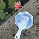 Beveled hand mirror