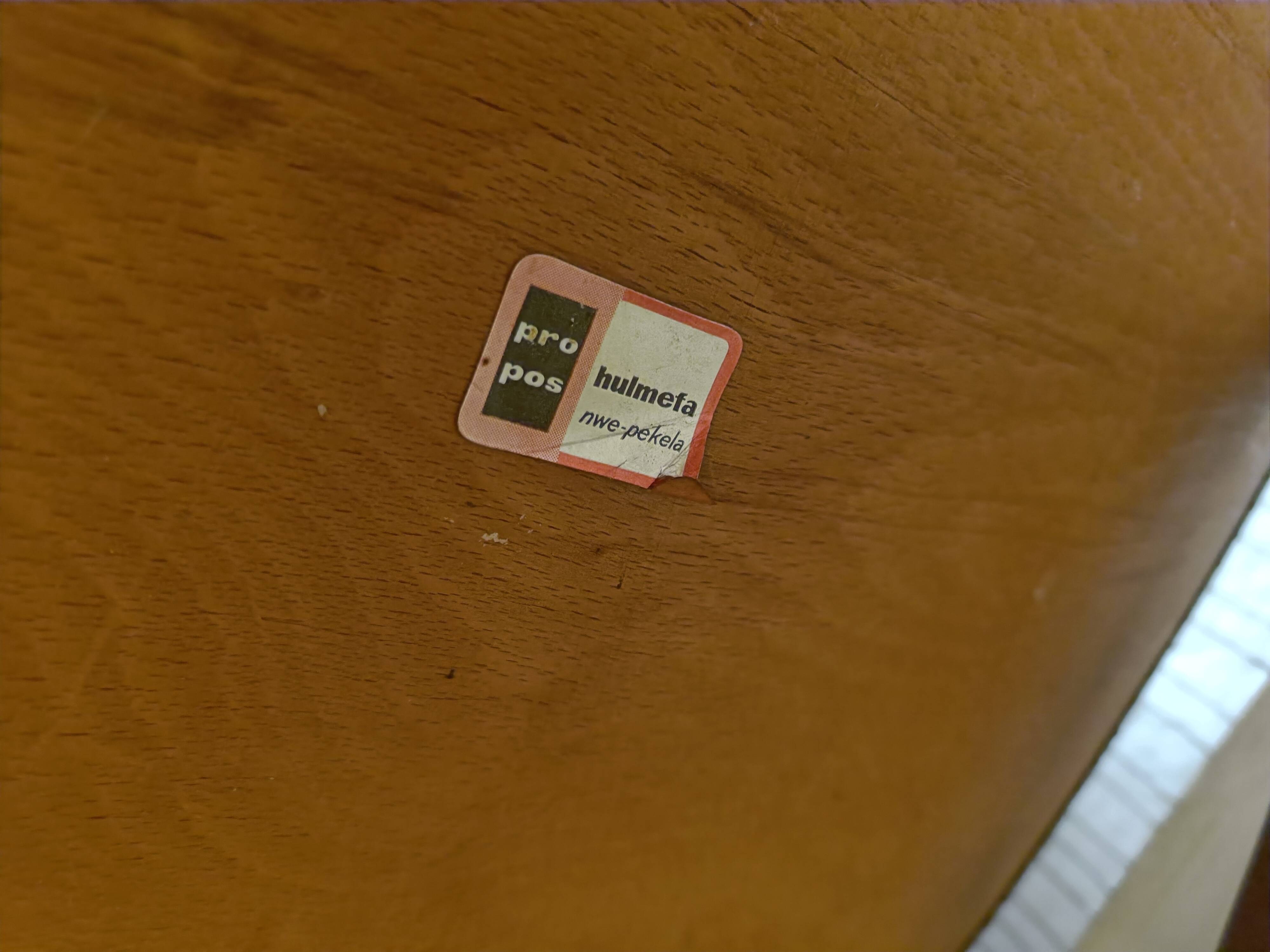 Vintage Cowhorn Dining Chairs by Tijsseling Meubelfabriek, Hulmefa, 1960s,