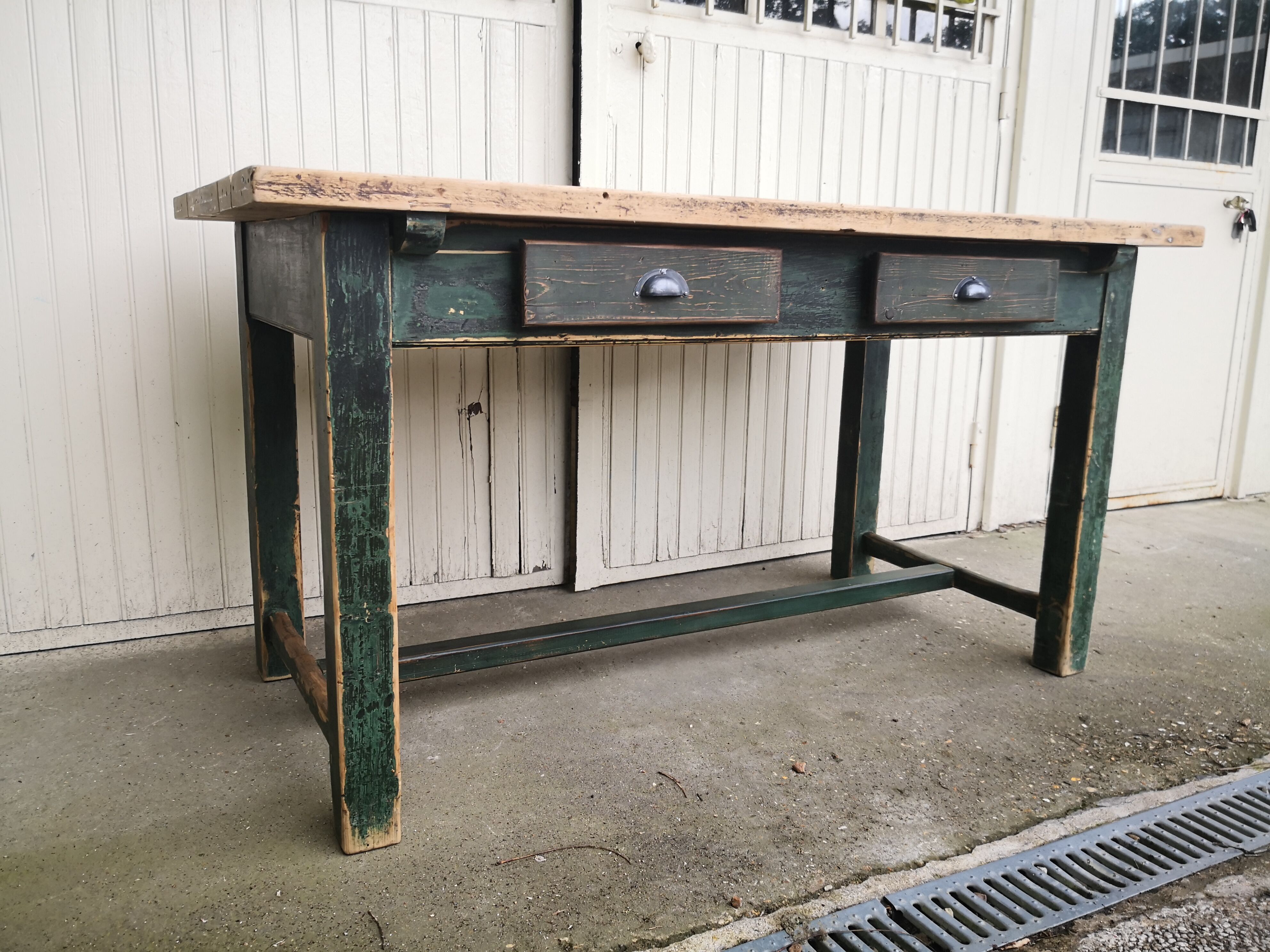 Vintage farmhouse table 1,50m, old