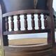 Napoleon III office chair in solid wood