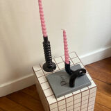 Candlestick candlestick design retro black