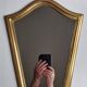 Vintage Louis XVI style mirror 41x34cm