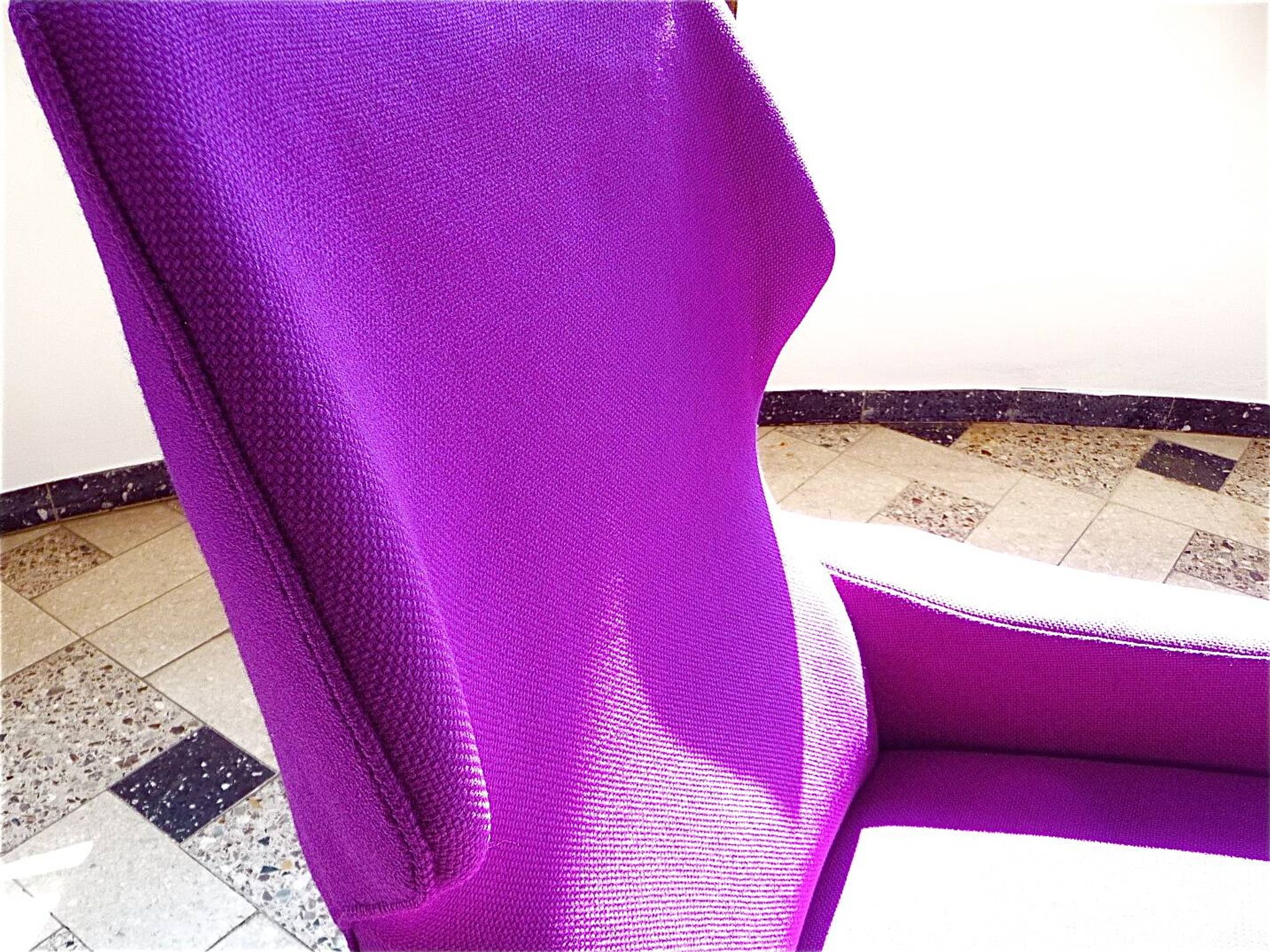 Rare Wingback Lounge Chair by Rudolf B. Glatzel for Alfred Kill, Germany 1950s