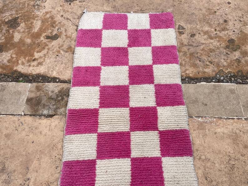 Handmade runner rug 300cm x 90cm