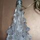 Chevet vintage pied cristal cristallerie de lorraine