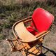 Chaise haute bébé, bois vintage