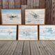 Ensemble de 5 affiches anciennes US military aircraft