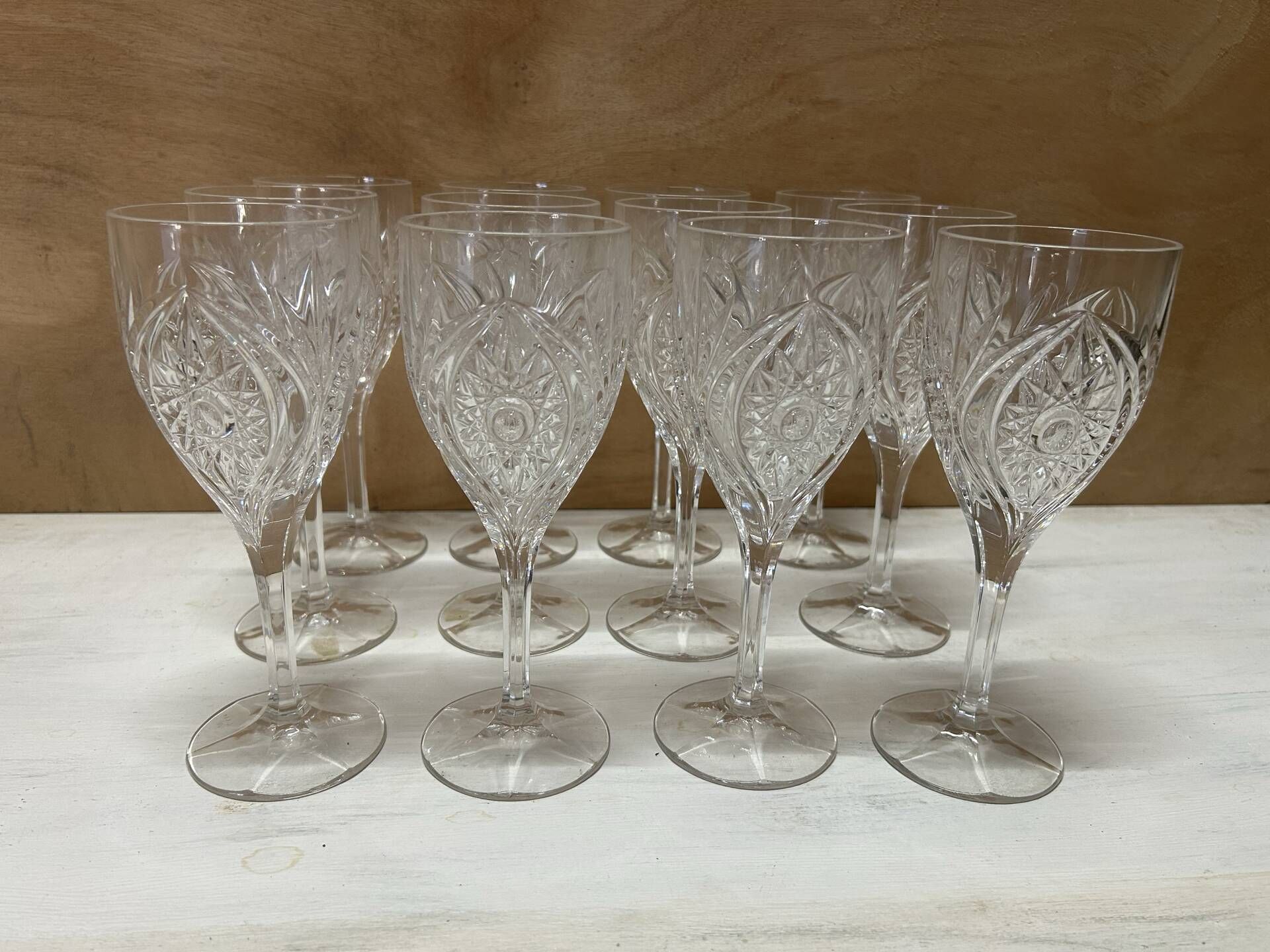 Set of 24 crystal glasses for red and white wine Nachtmann