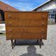 Vintage oak commode from the 1960s.