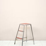 Metal ladder / red