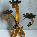 Chandelier wrought iron Art-popular with three arms old