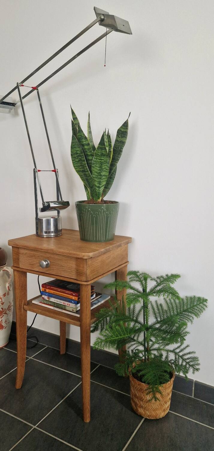 1940s oak side table