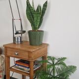1940s oak side table