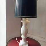 Vintage marble foot lamp