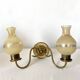 Paire d’appliques doubles vintage