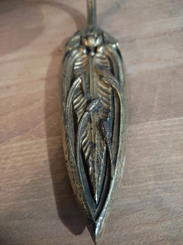 Wall lamp art deco bronze tulip glass paste dp 122365