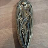 Wall lamp art deco bronze tulip glass paste dp 122365