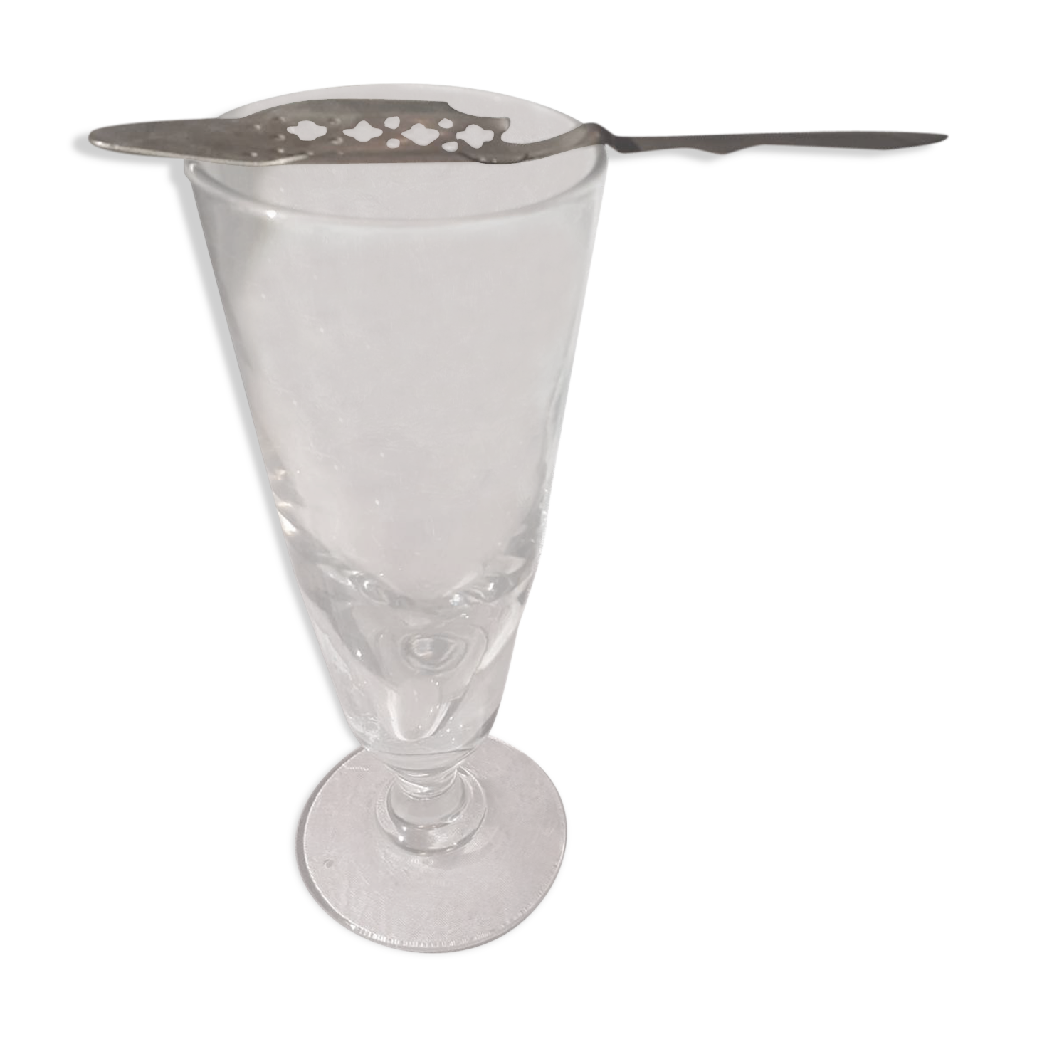 Absinthe glass with spoon