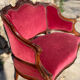 Louis XV style bench in Walnut, 19th century period