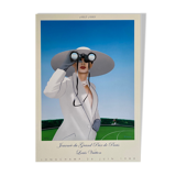 Poster Razzia - Day of the Grand Prix de Paris - Louis Vuitton 1988 - Signed by the artist