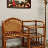 Furniture phone bamboo rattan and wicker