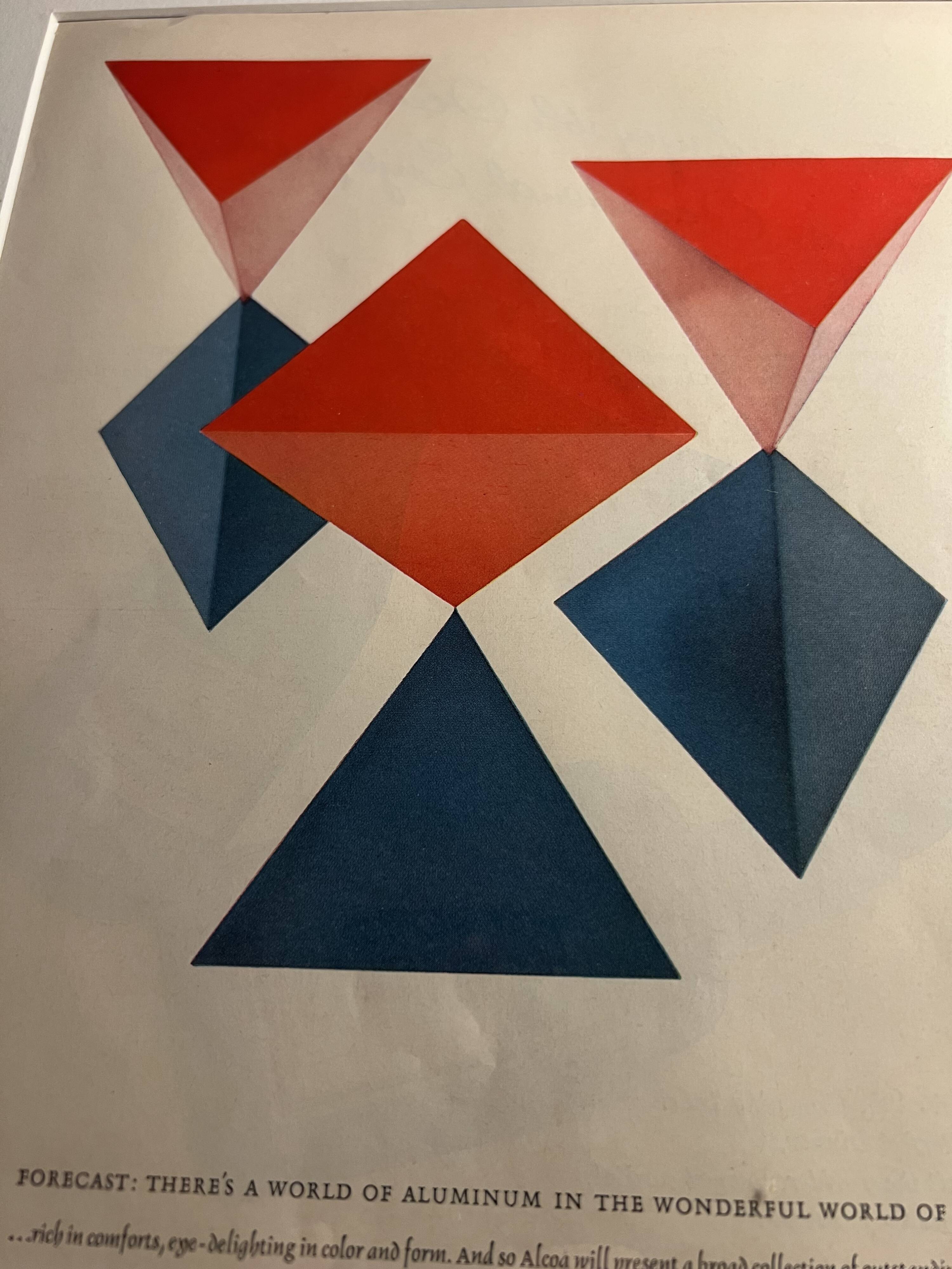 Framed poster knoll space age herbert matter