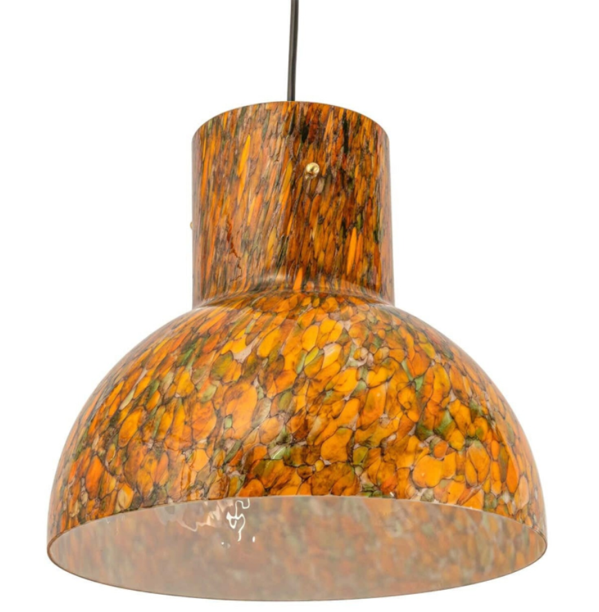 Glass suspension by Peill Putzler Germany 1970