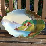 Limoges porcelain countryside dish