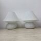 Limburg Glashütte glass table lamp mushroom , 1970’s