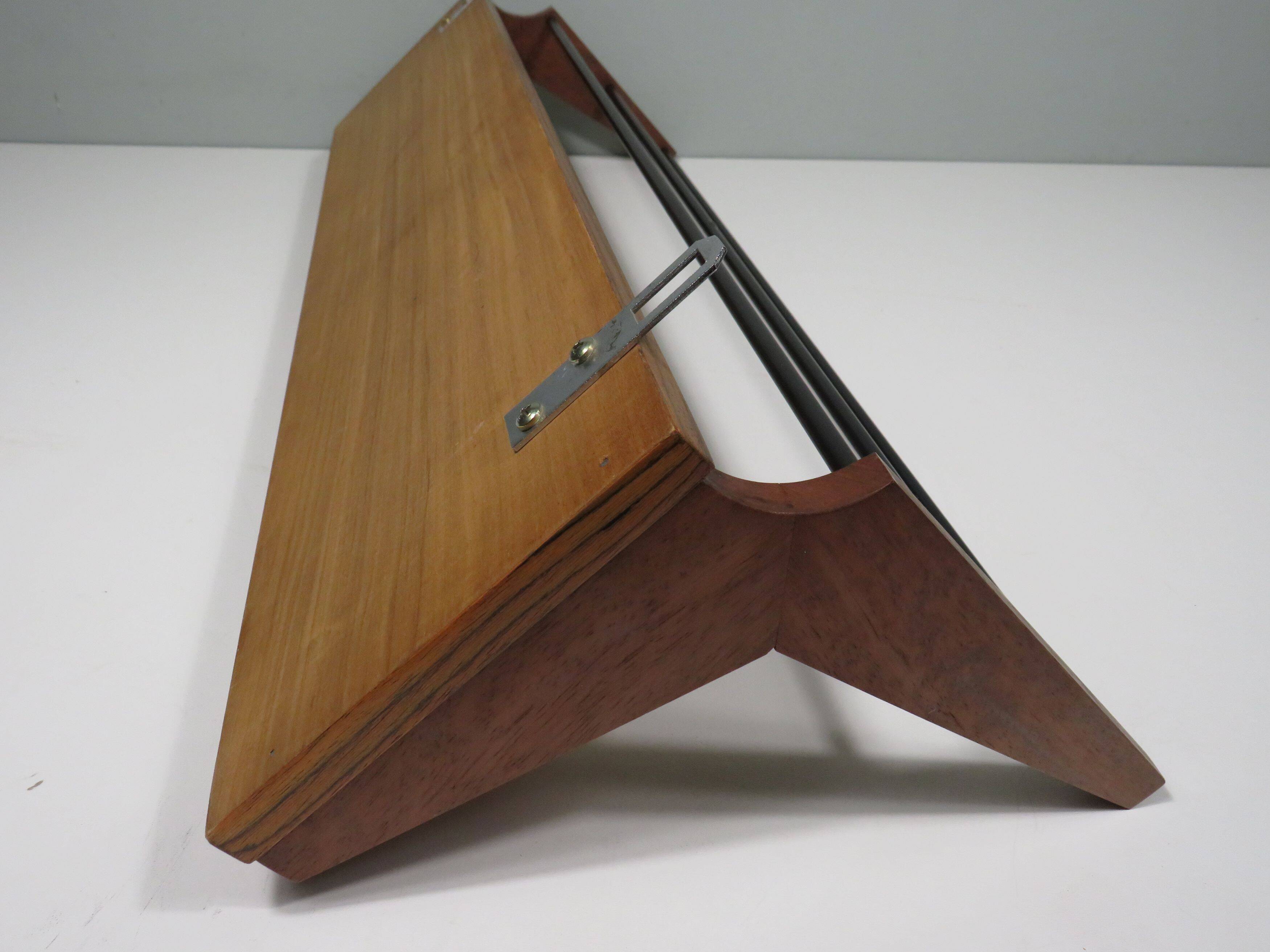 Vintage wall coat rack, 5 hooks, 1960-1970 Belgium