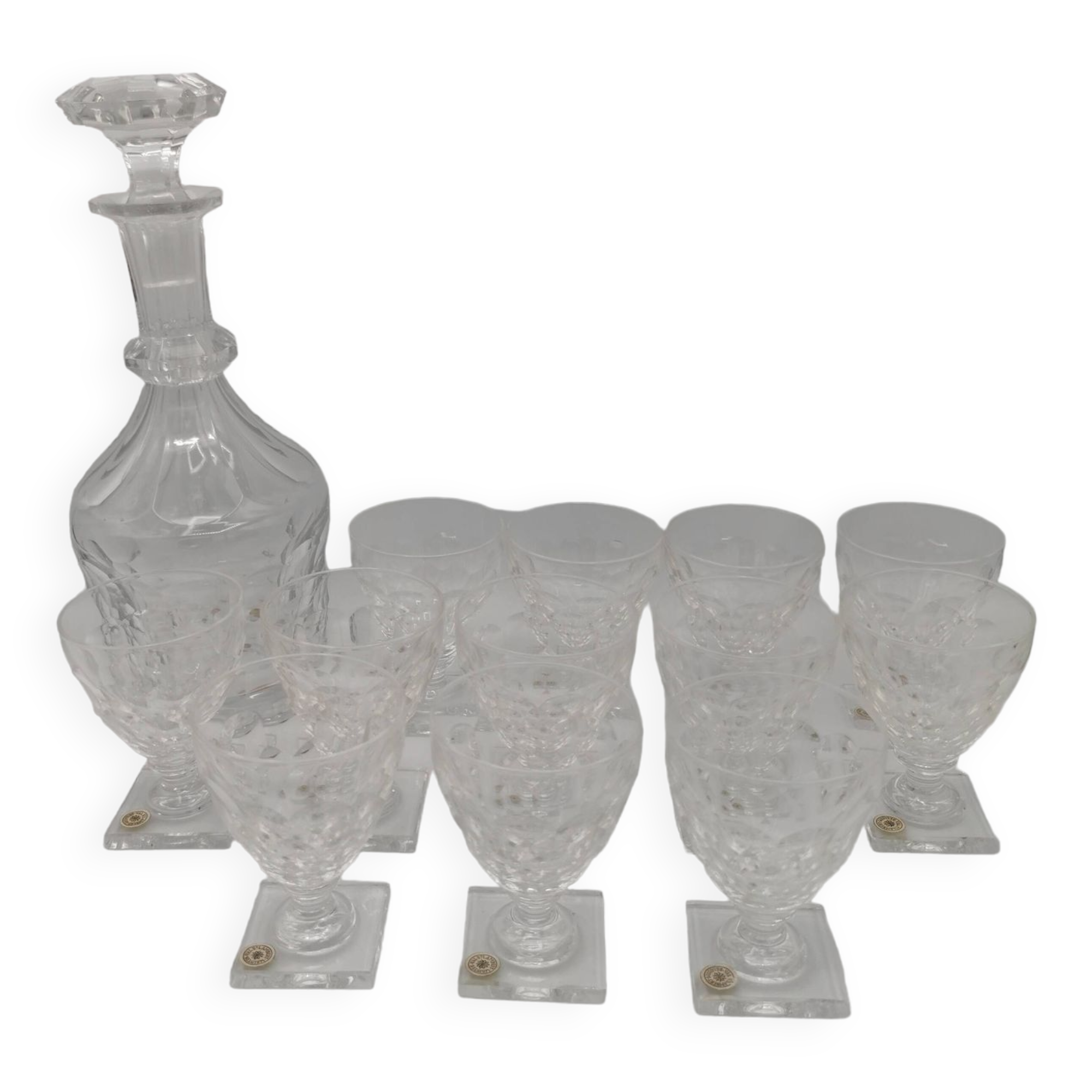 Crystal service from Val Saint Lambert