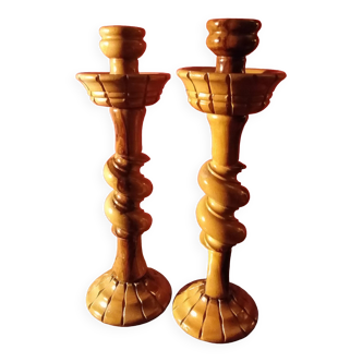Chandeliers en bois d’olivier de bethleem.