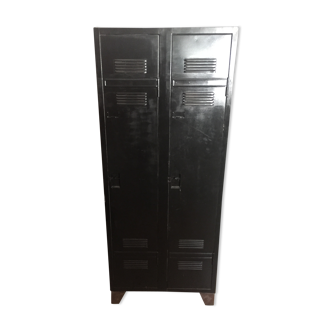 Industrial metal cabinet wardrobe